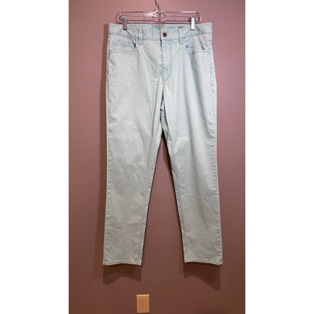 Vineyard Vines Men's Canvas Pants 34x32 Straight Leg Chino Light Blue - Picture 2 of 12